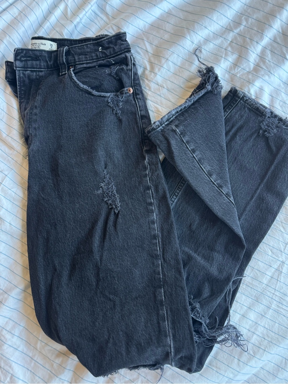 Abercrombie and Fitch The 90’s Straight Ultra High Rise size: 28 (Long)